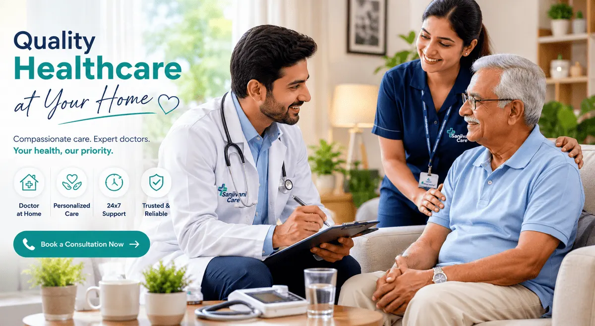 Sanjivani Care in-app doctor search and profile screen